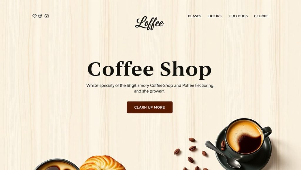 استفاده از تکنولوژی‌های مدرن در طراحی سایت کافی‌شاپ