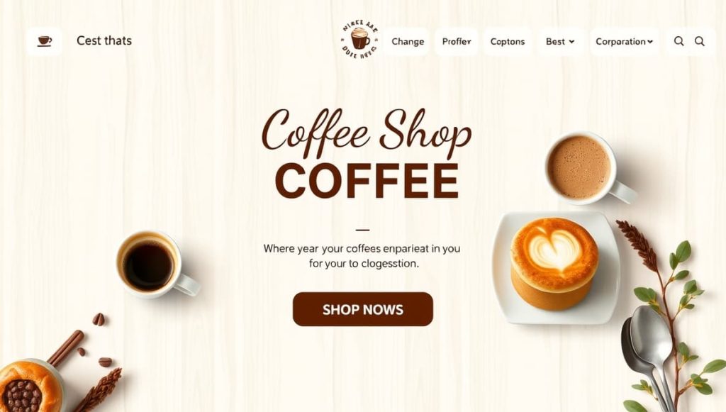 ویژگی‌های کلیدی طراحی سایت کافی‌شاپ