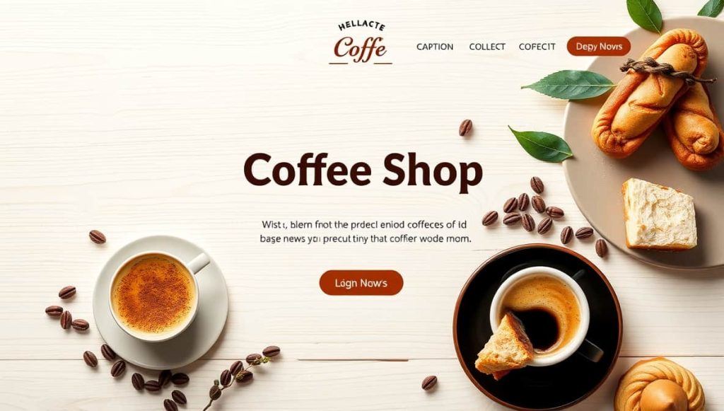 امکانات مهم در طراحی سایت کافی‌شاپ