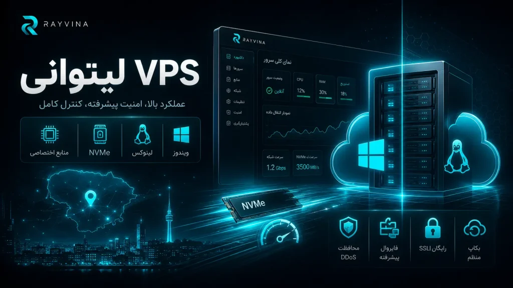 سرور مجازی ویندوز لیتوانی